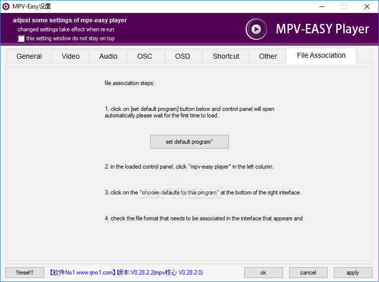 download the new for windows mpv 0.36