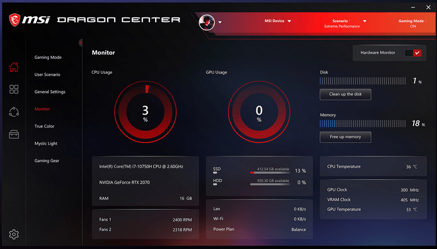 MSI Center 2.0.130.0 (Windows) - Download Review