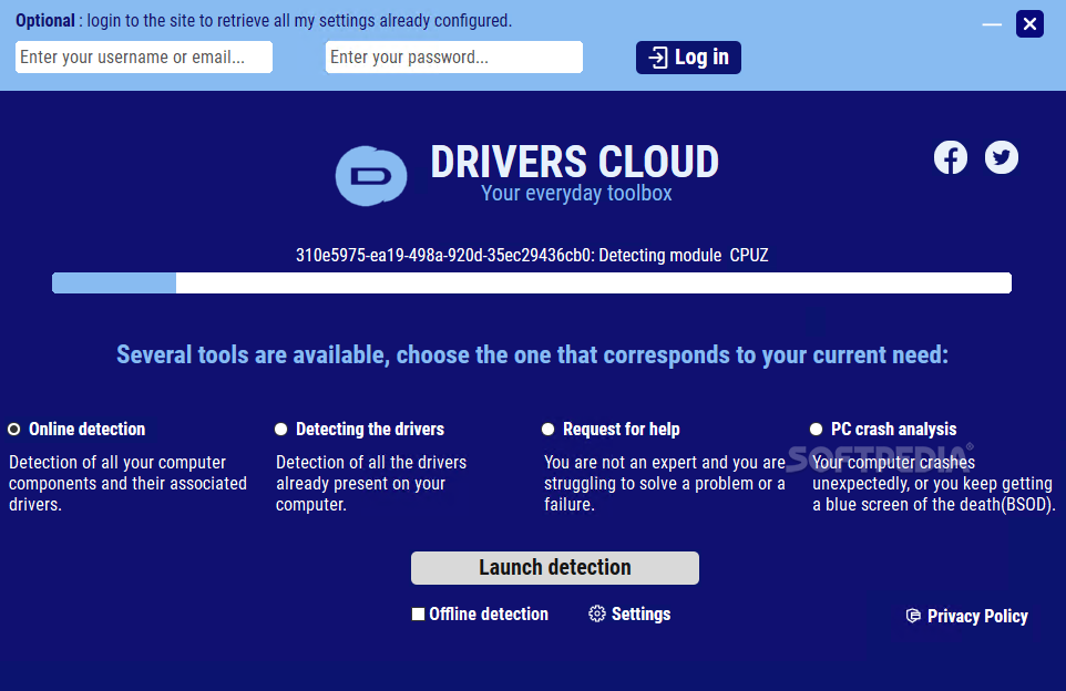 DriversCloud screenshot #0