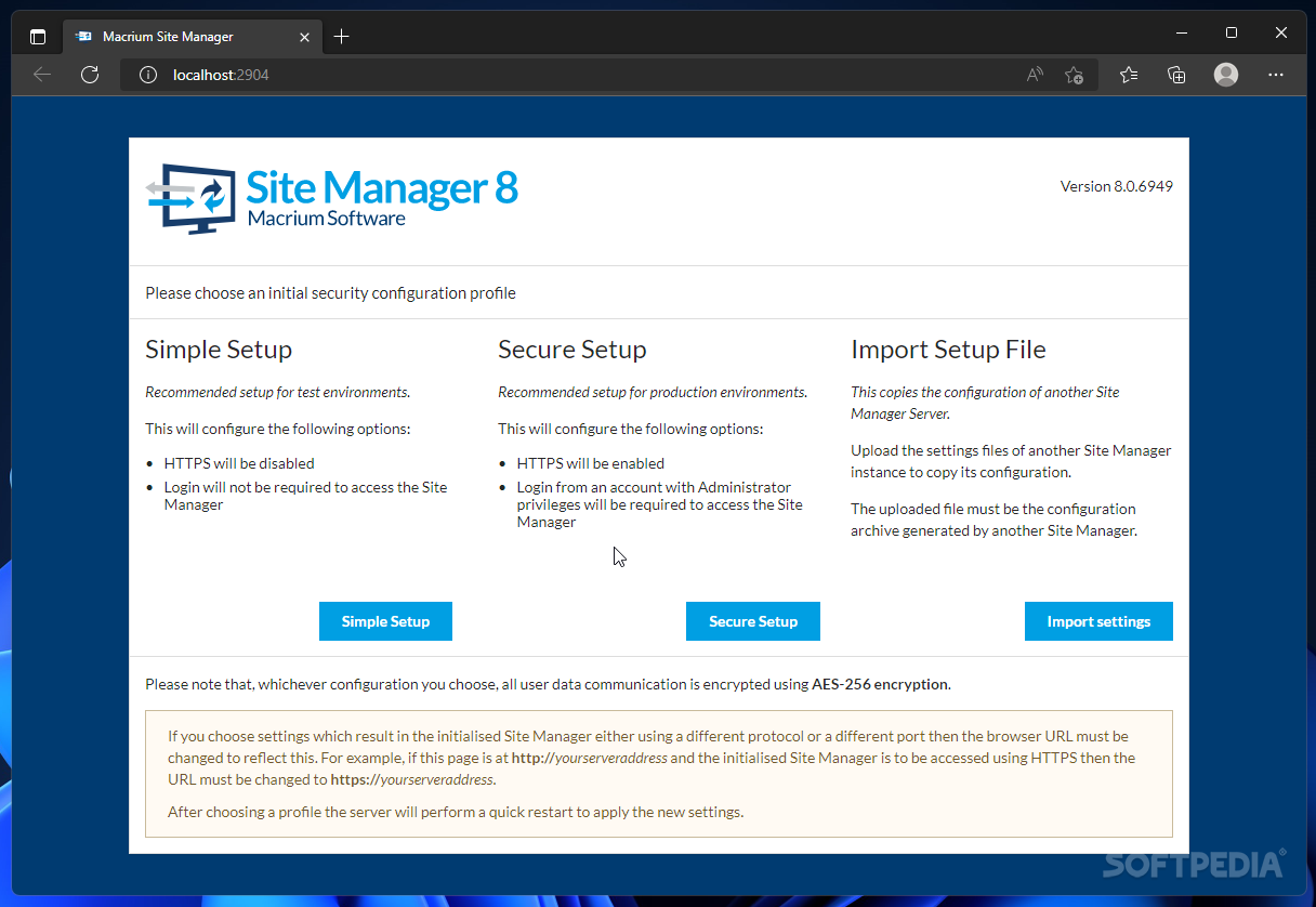 Macrium Site Manager 8.1.7695 download the last version for mac