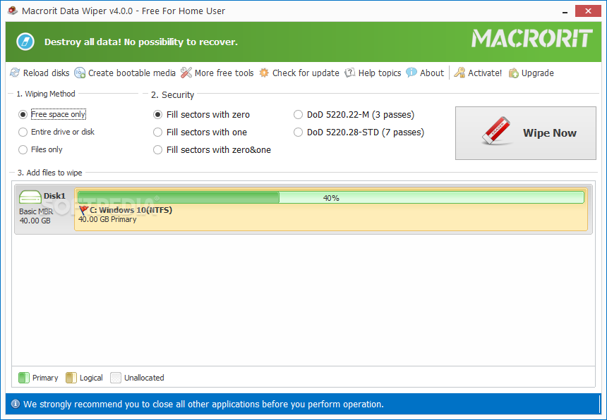 Macrorit Data Wiper 6.9.7 for windows download free
