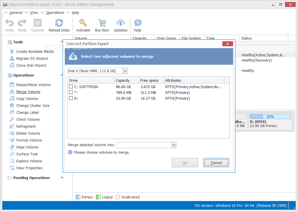 Macrorit Disk Partition Expert Server Edition Portable screenshot #2