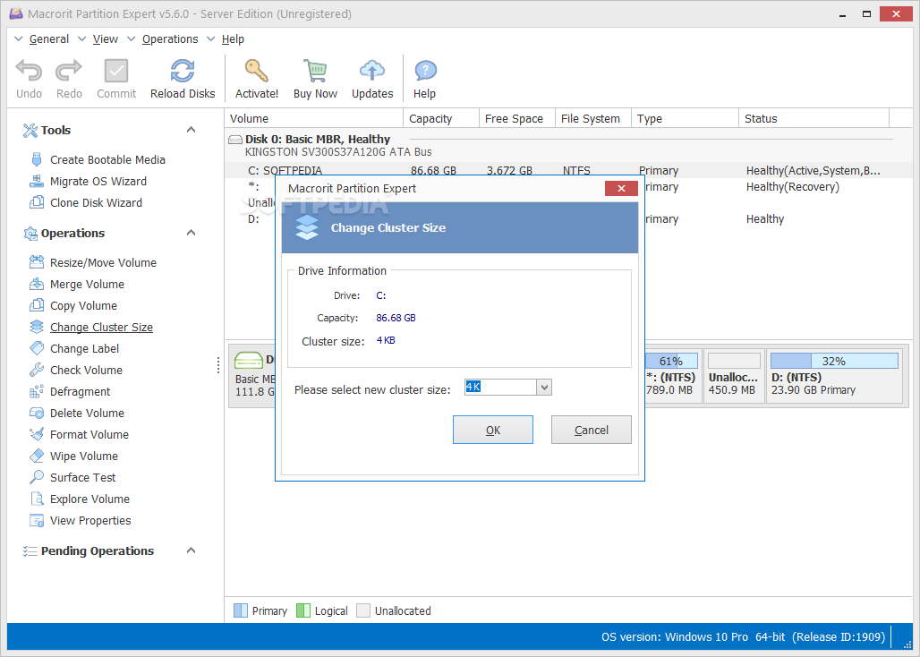 Macrorit Disk Partition Expert Server Edition Portable screenshot #4