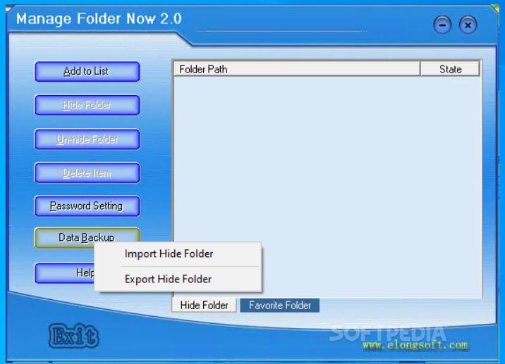 Manage Folder Now screenshot #1