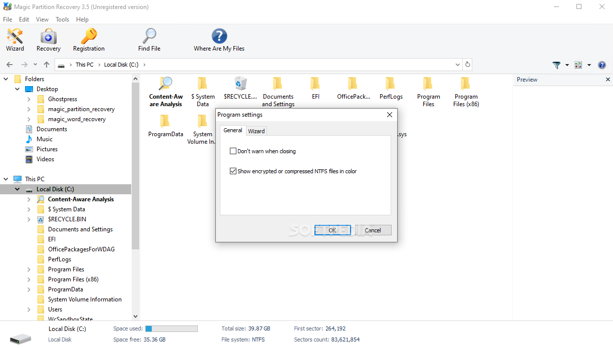 Magic Partition Recovery 4.8 free