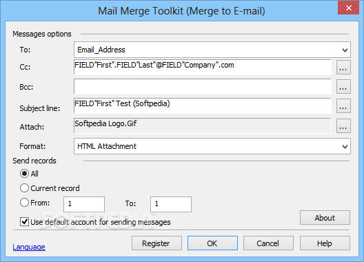 mail merge toolkit