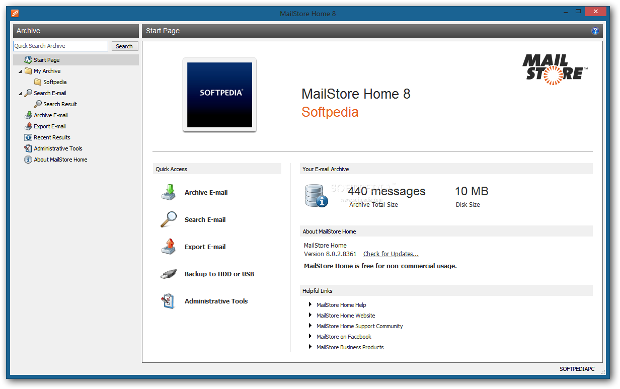 MailStore Server 13.2.1.20465 / Home 23.3.1.21974 instal the last version for android