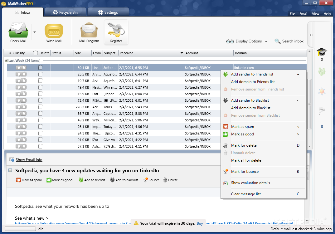 MailWasher Pro 7.12.154 instal the last version for android