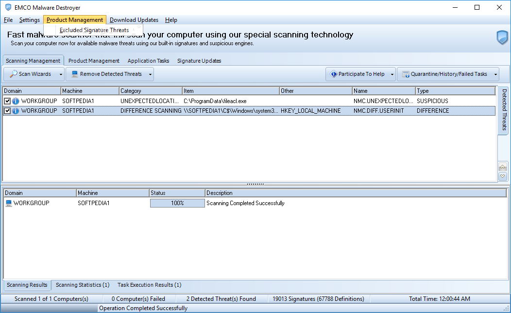 EMCO Malware Destroyer screenshot #3