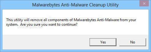 Malwarebytes Anti-Malware Cleanup Utility screenshot #0