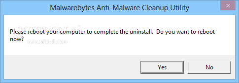 Malwarebytes Anti-Malware Cleanup Utility screenshot #1