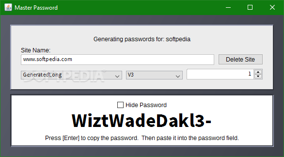 master password creator