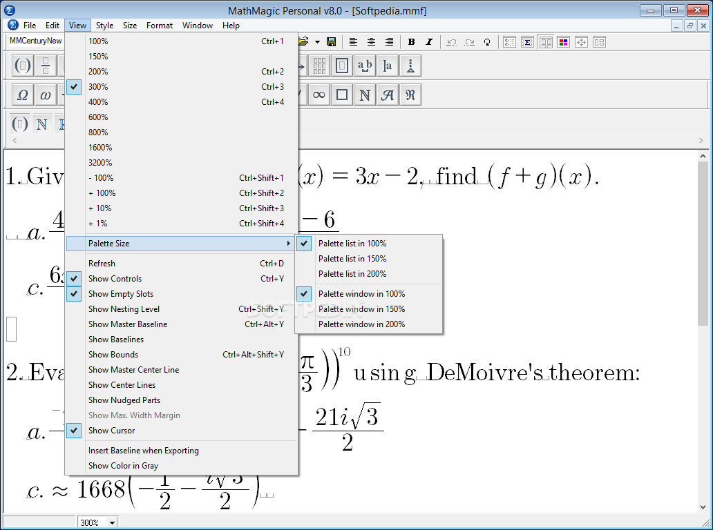 MathMagic Personal Edition screenshot #3