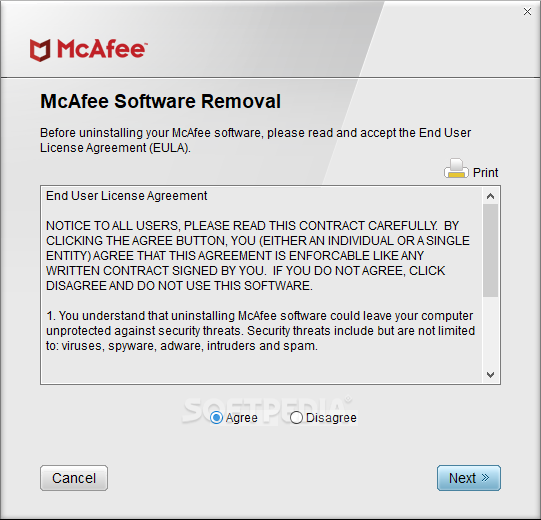 mcafee consumer product removal tool windows 10 download