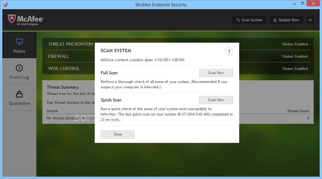 mcafee endpoint for windows