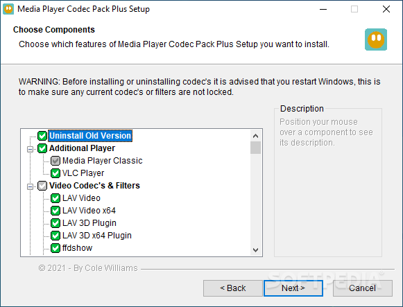 media player codec pack download windows 7