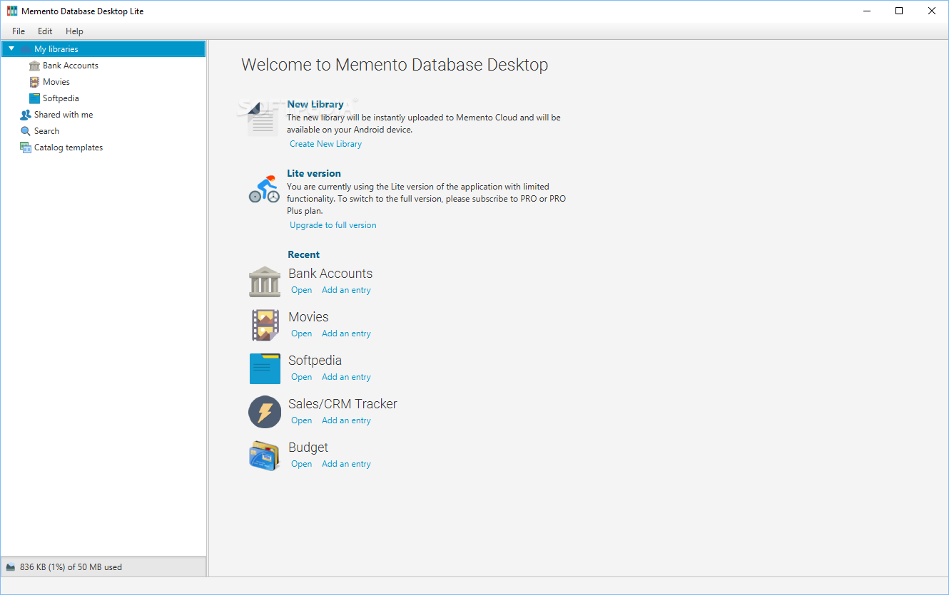 Download Memento Database Desktop Lite 1 9 6