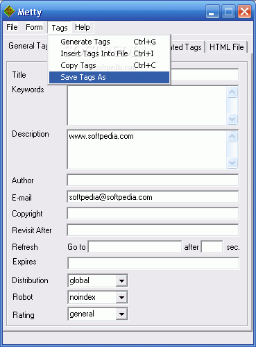 metty meta tag generator tool