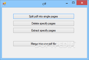 Mgosoft PDF Split Merge SDK screenshot #0