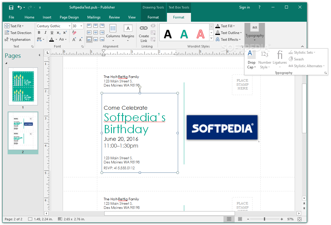 Microsoft publisher 2013 free download