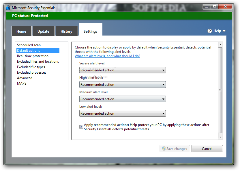 Microsoft Security Essentials - MSE screenshot #5