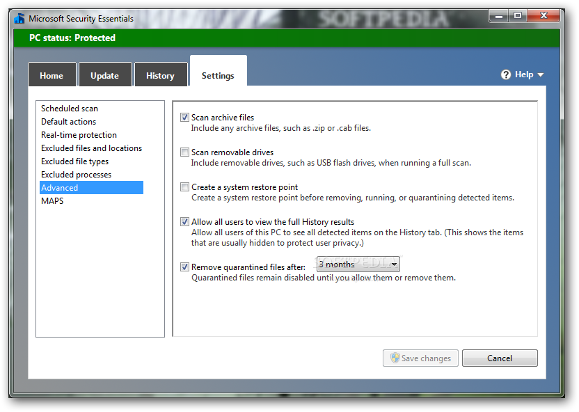 how to uninstall microsoft security essentials windows 7