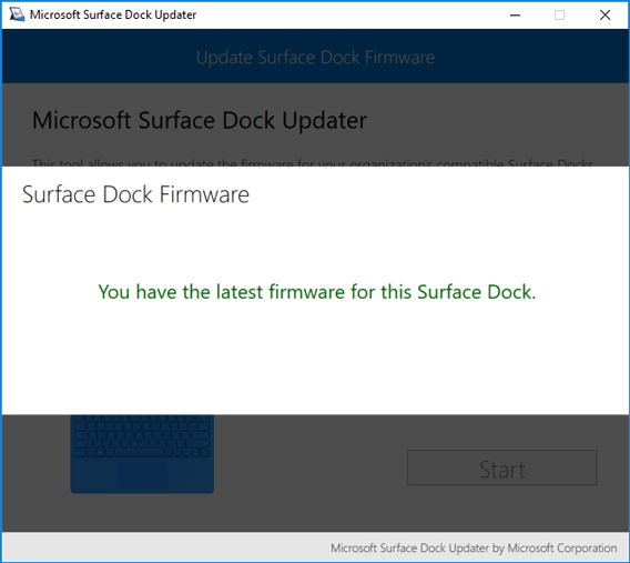 Microsoft Surface Dock Updater screenshot #0