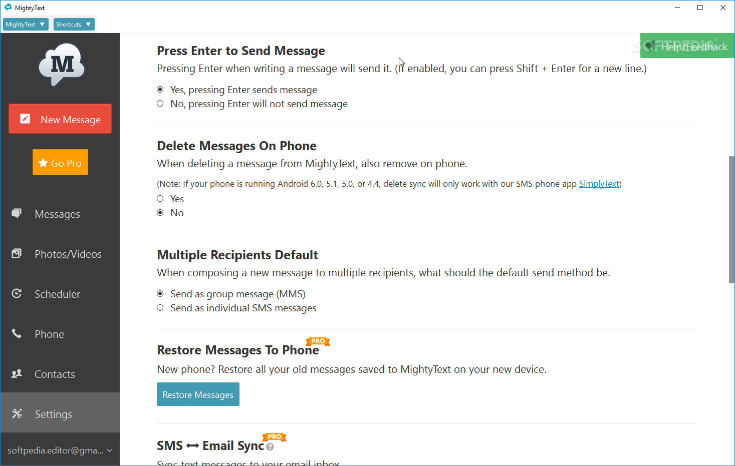 mightytext pro free download