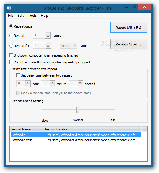 free accurate mouse and keyboard recorder