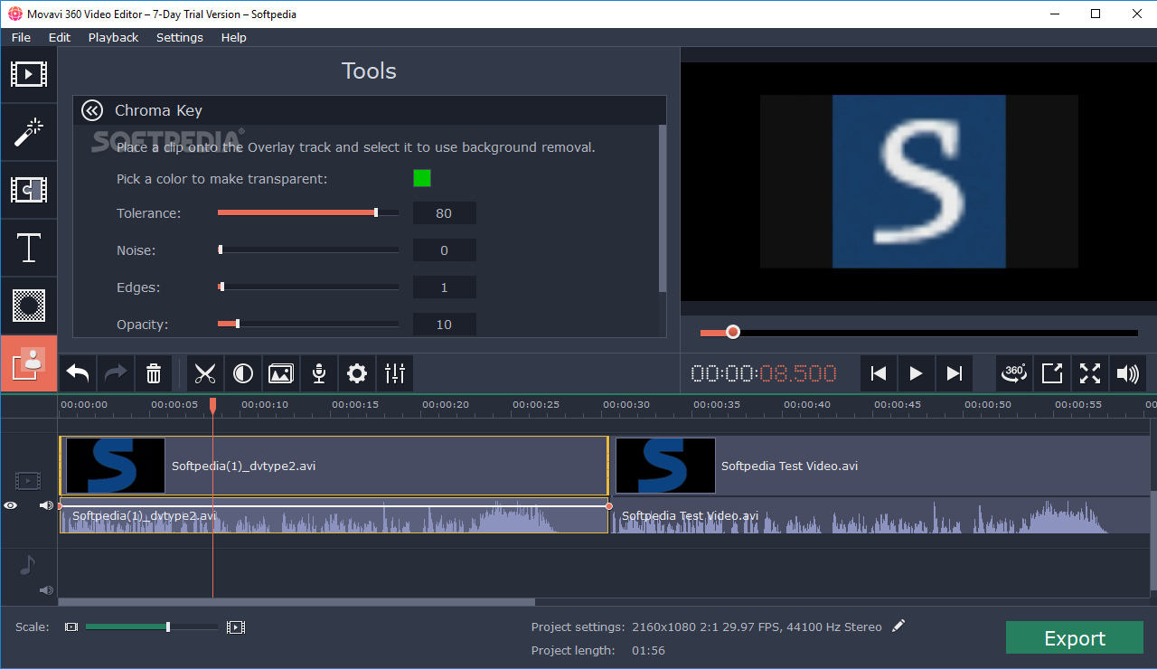 movavi video editor free trial download
