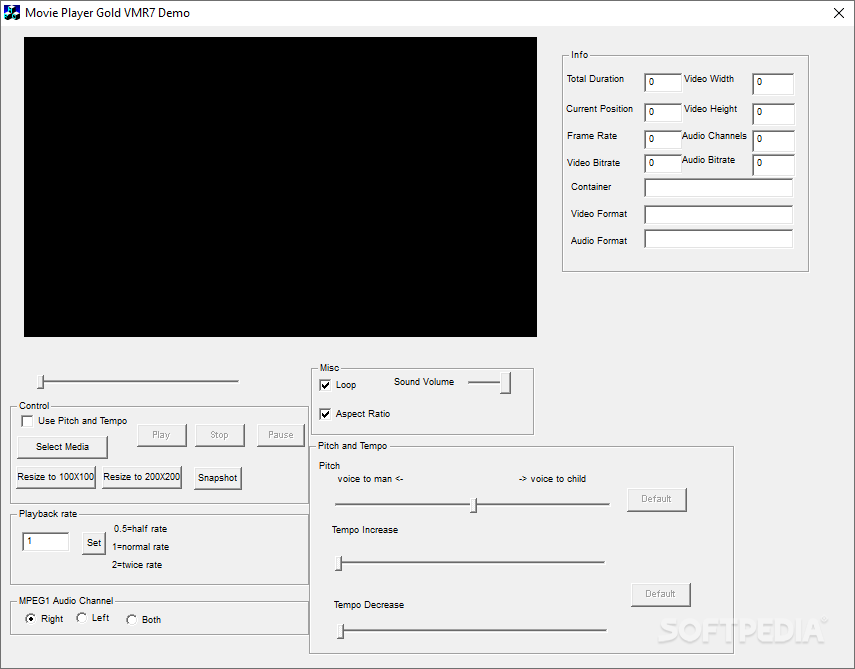 Movie Player Gold ActiveX Control screenshot #0