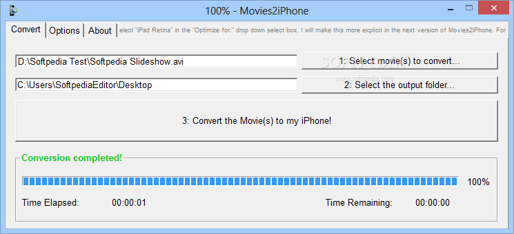 movies2iphone pour windows xp