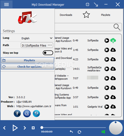 free mp3 internet download manager
