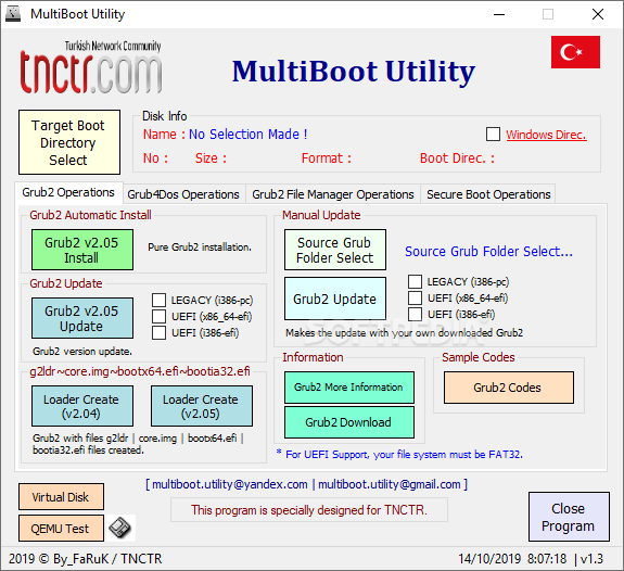 MultiBoot Utility screenshot #0