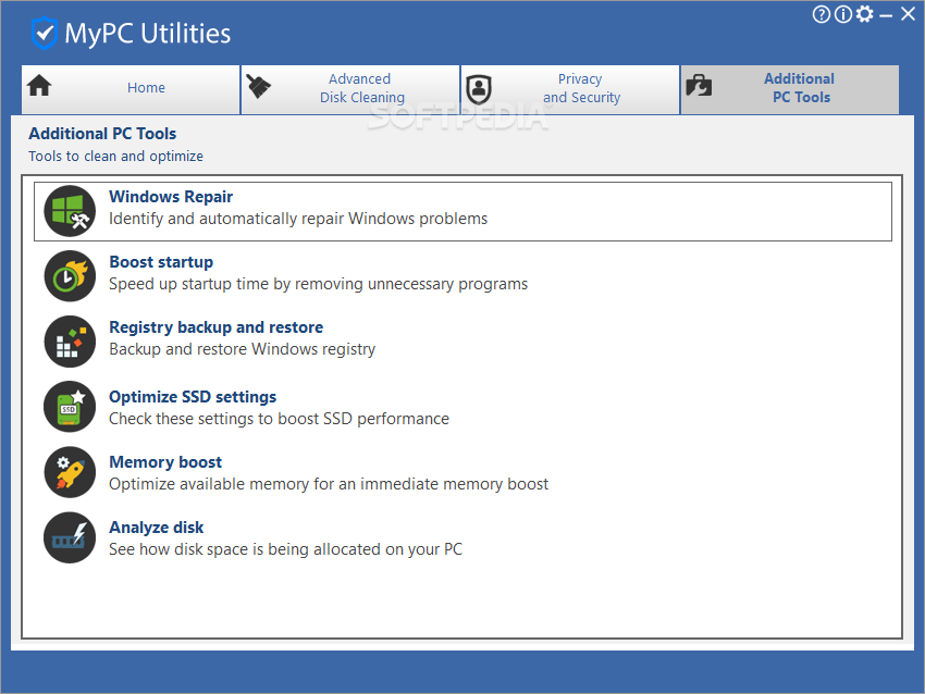 MyPC Utilities screenshot #3
