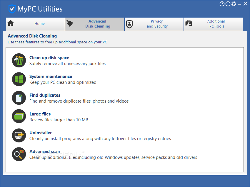 MyPC Utilities screenshot #4