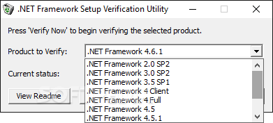 netfx setupverifier exe