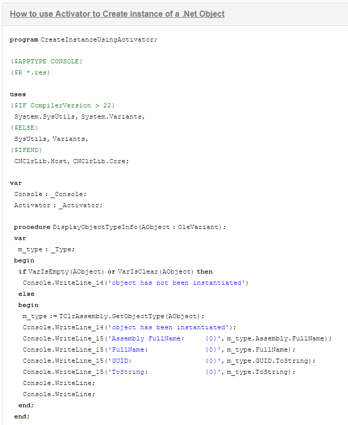 .NET Runtime Library for Delphi screenshot #2