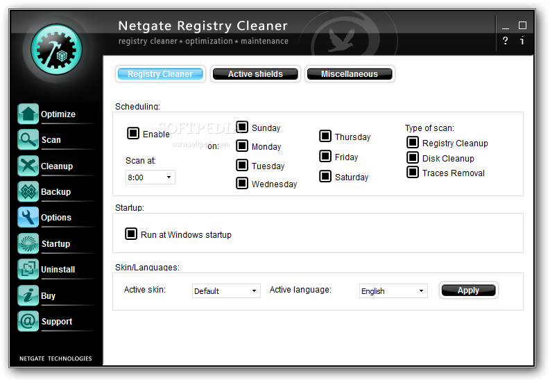 NETGATE Registry Cleaner screenshot #4