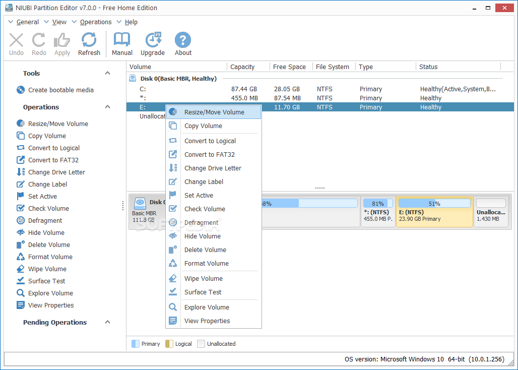 NIUBI Partition Editor Pro / Technician 9.7.3 download the new version for android