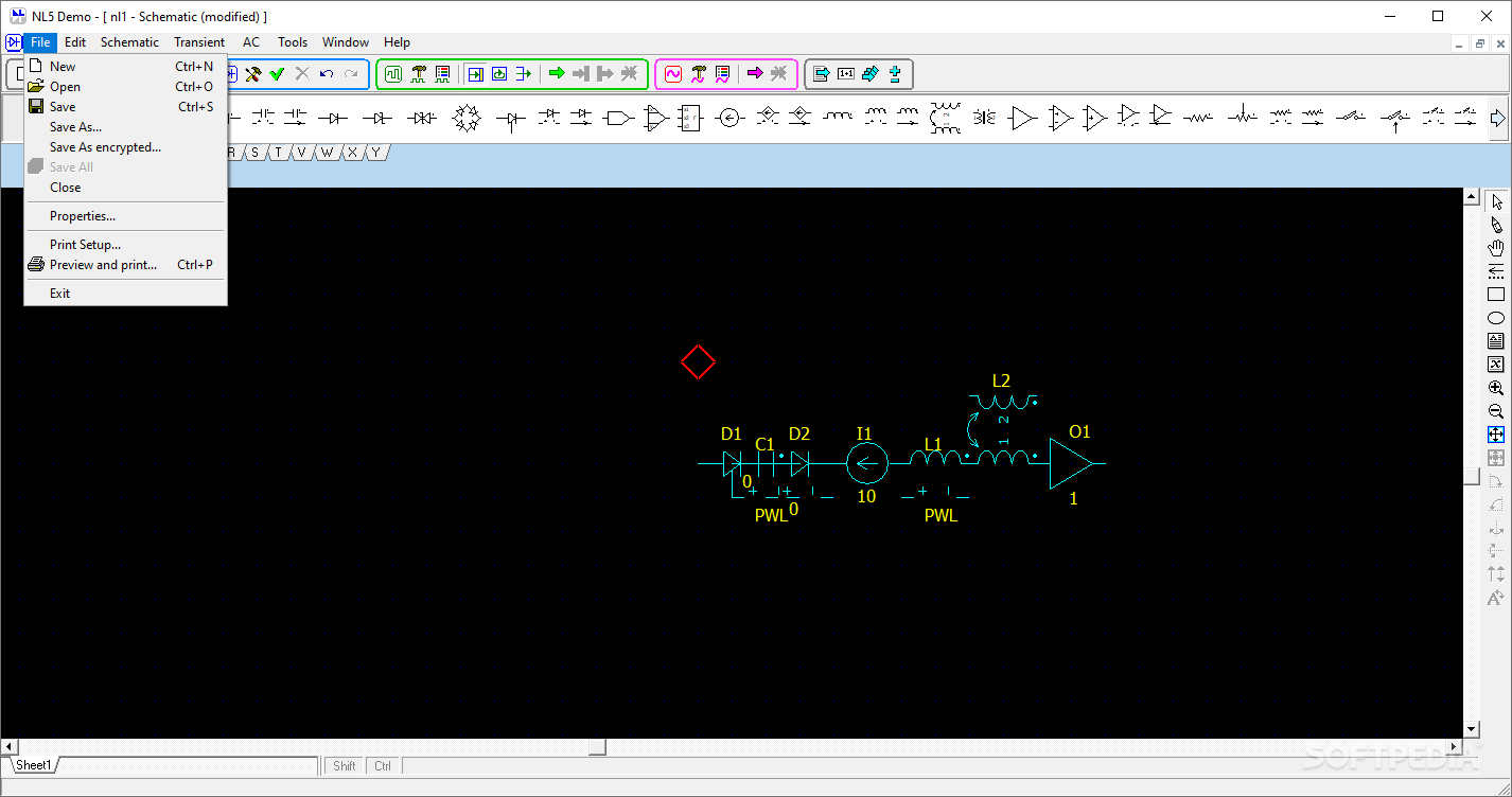 NL5 Circuit Simulator screenshot #2