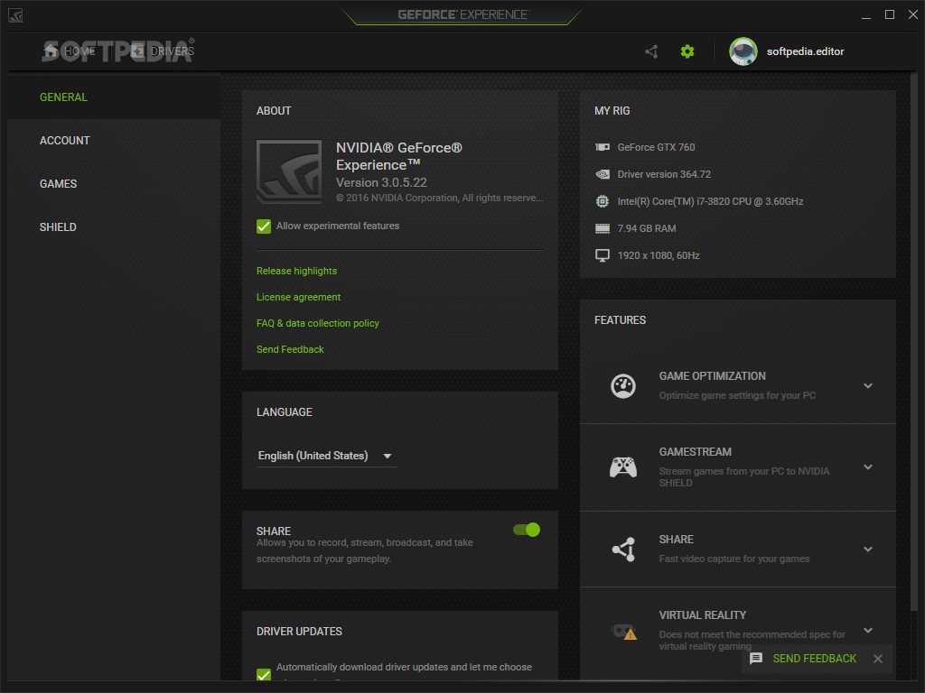 nvidia g force now donwload