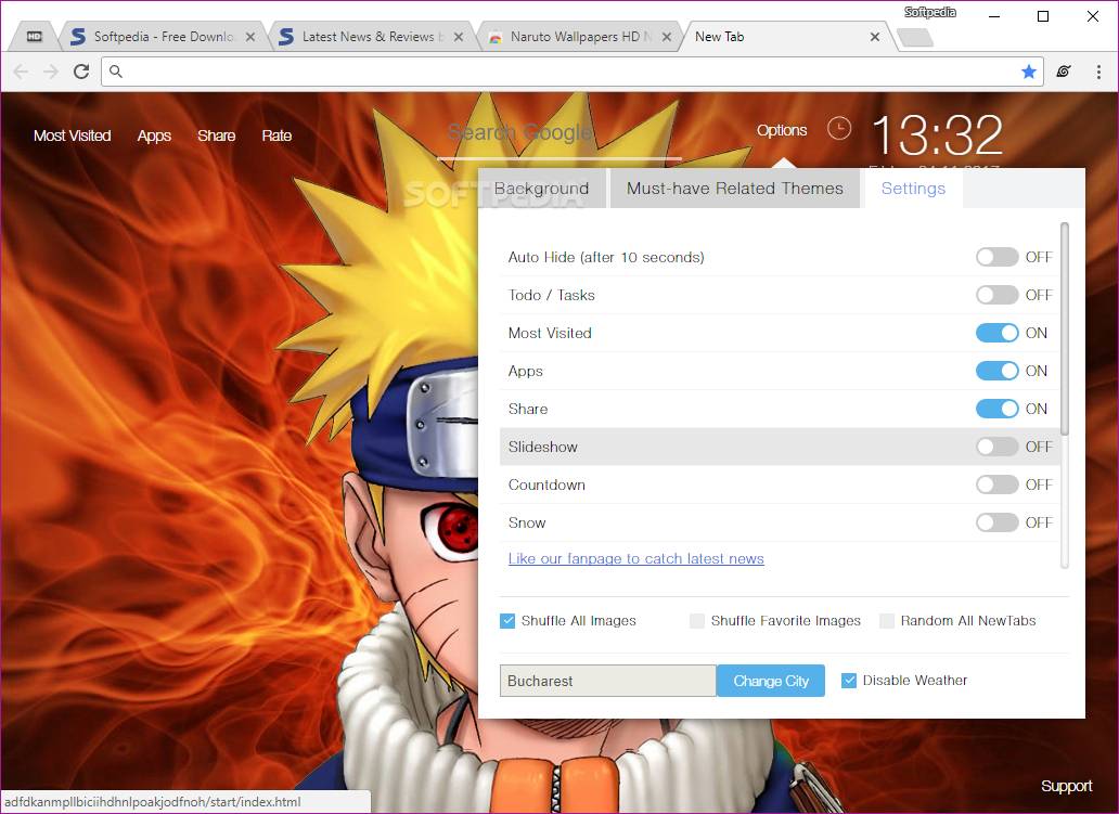 Download Naruto Wallpaper HD Custom New Tab 0.1.8.14