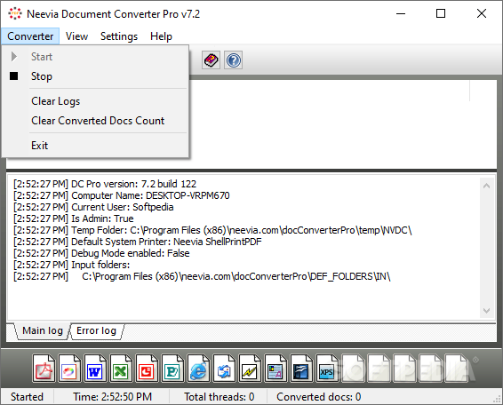 download Neevia Document Converter Pro 7.5.0.211 free