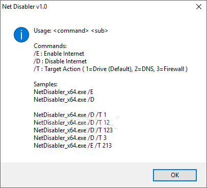 Net Disabler screenshot #2