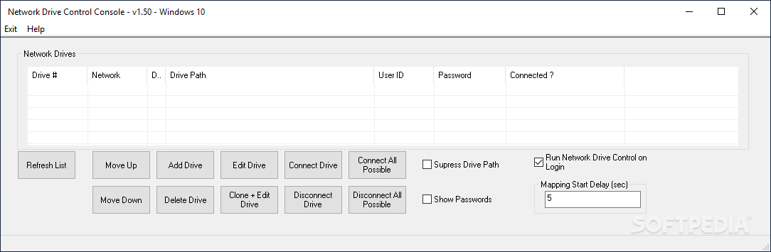 Network Drive Control screenshot #0