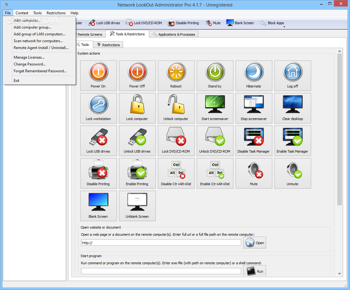 Network LookOut Administrator Professional 5.1.2 download the new version for android
