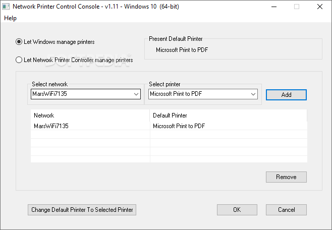 Network Printer Control screenshot #0