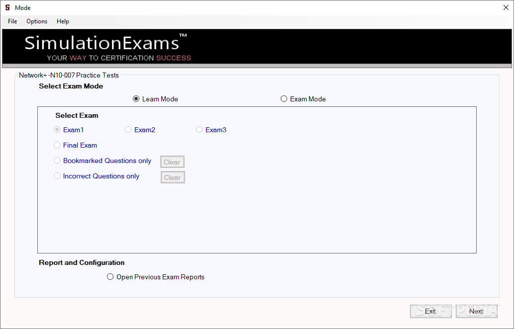 Simulation Exams for Network+ N10-007 (formerly Network+ practice tests) screenshot #0