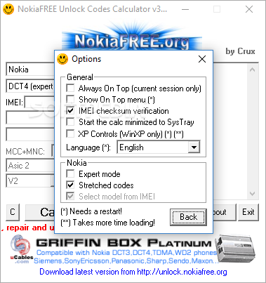 Pero Demostrar Carnicero NokiaFREE Unlock Codes Calculator (Windows) - Download & Review